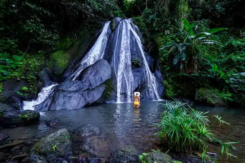 Campuhan Antapan Waterfall In Bali, Indonesia