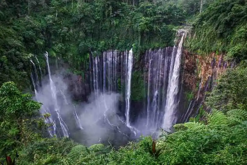 Tumpak Sewu Waterfall: Thousand Falls In Java Indonesia